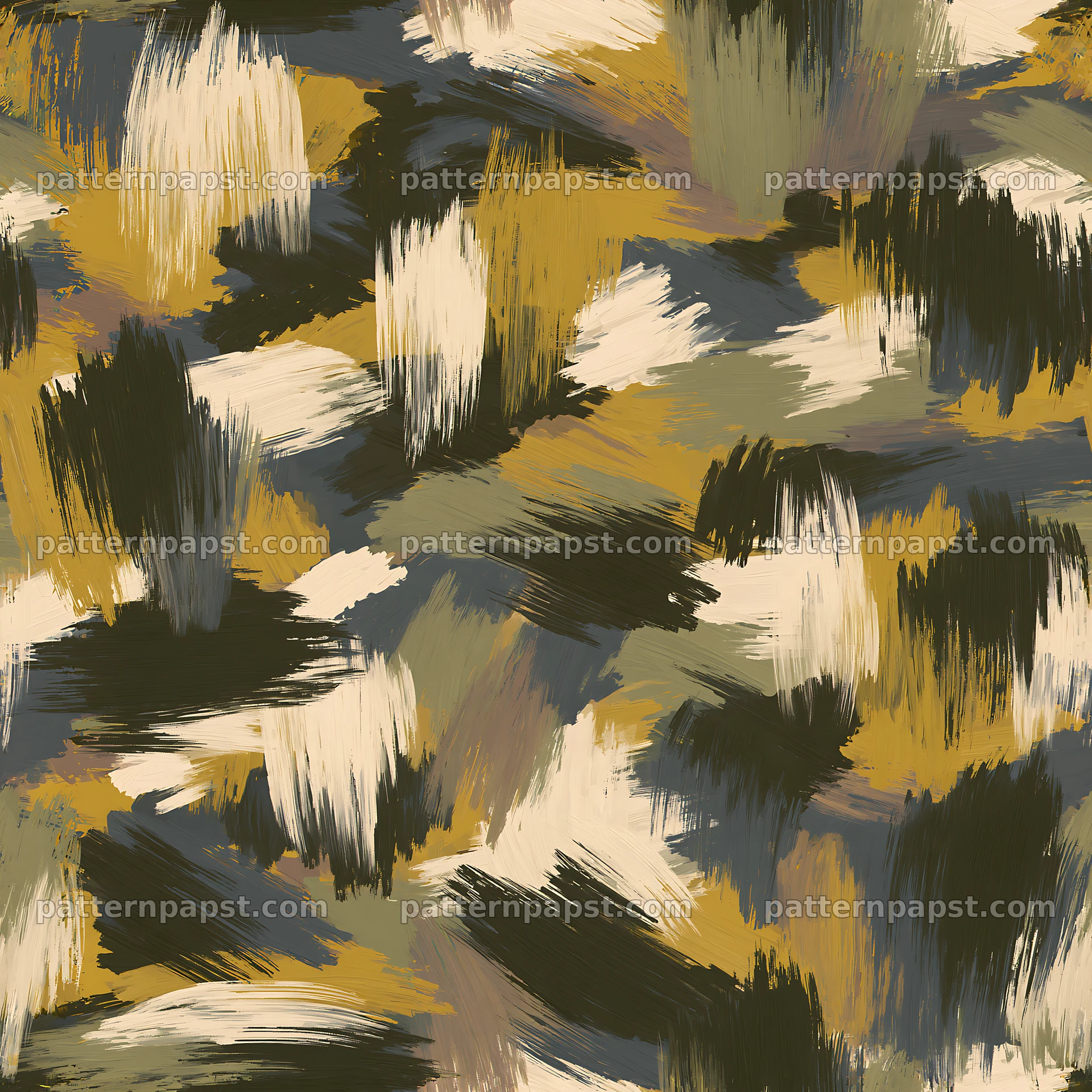Seamless urban camouflage brushstroke pattern for textiles — seamless tileable pattern