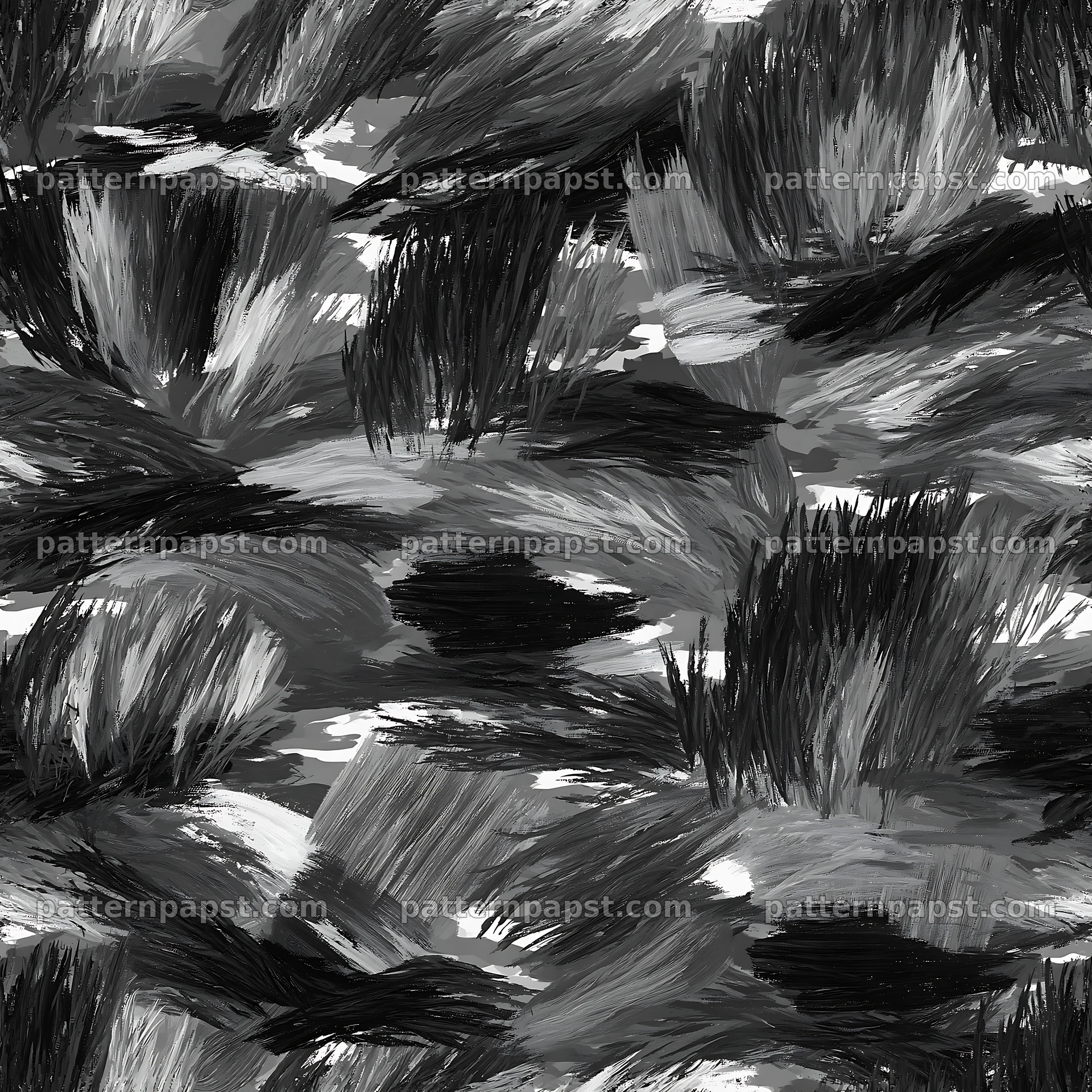 Seamless green camouflage brushstroke pattern — seamless tileable pattern