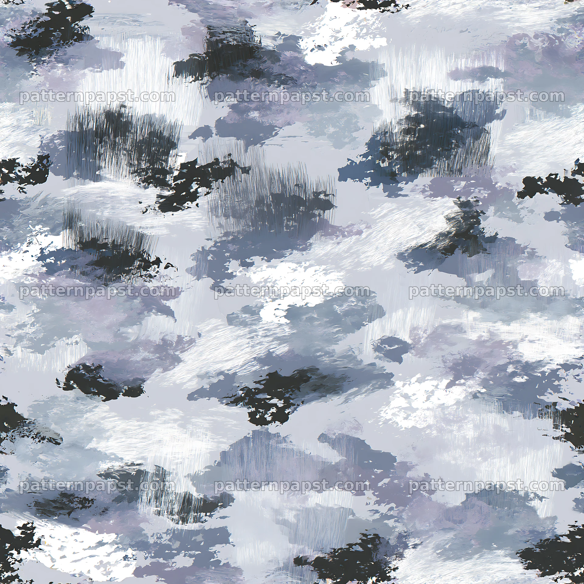Seamless arctic camouflage brushstroke pattern for textiles — seamless tileable pattern