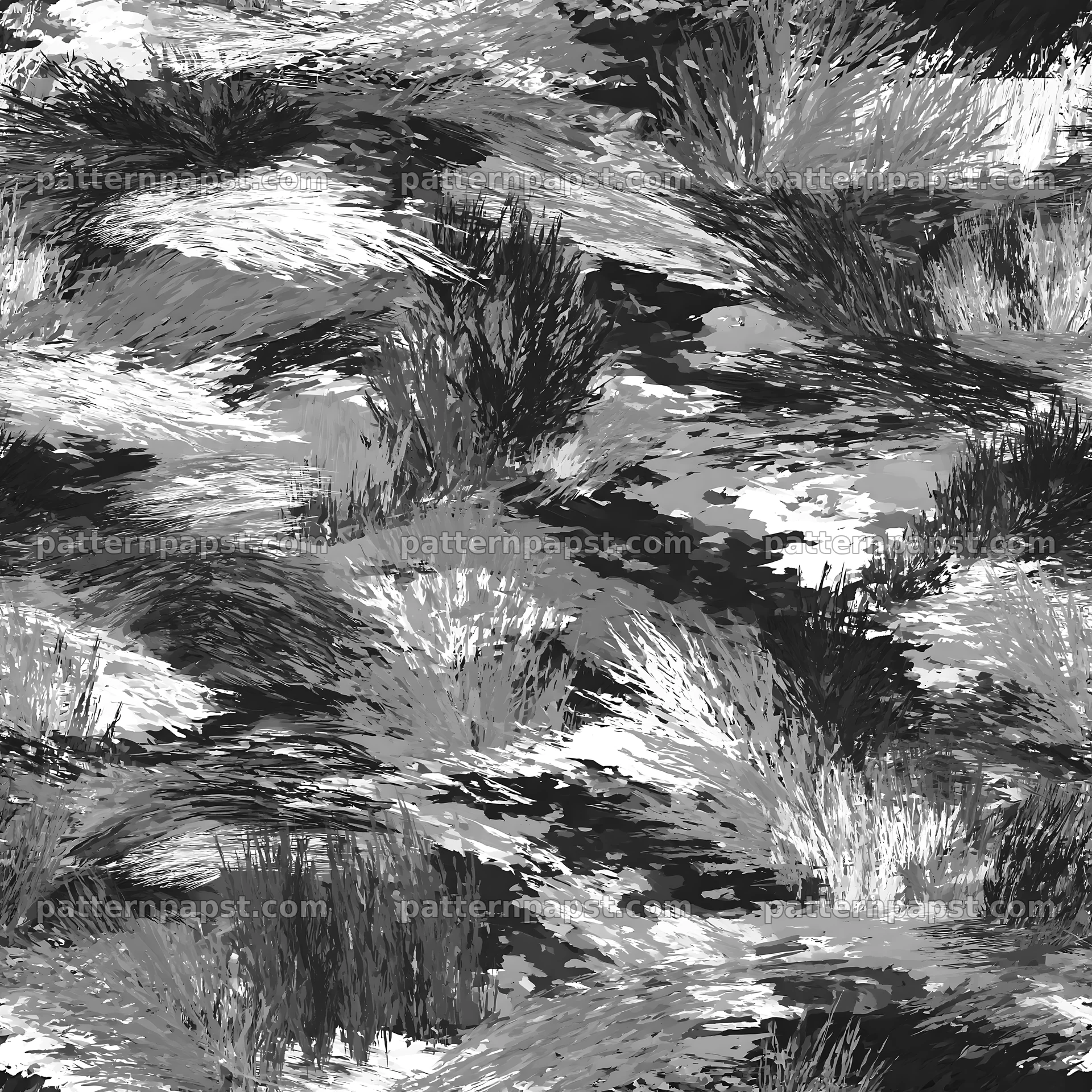 Seamless military camouflage brushstroke pattern — seamless tileable pattern