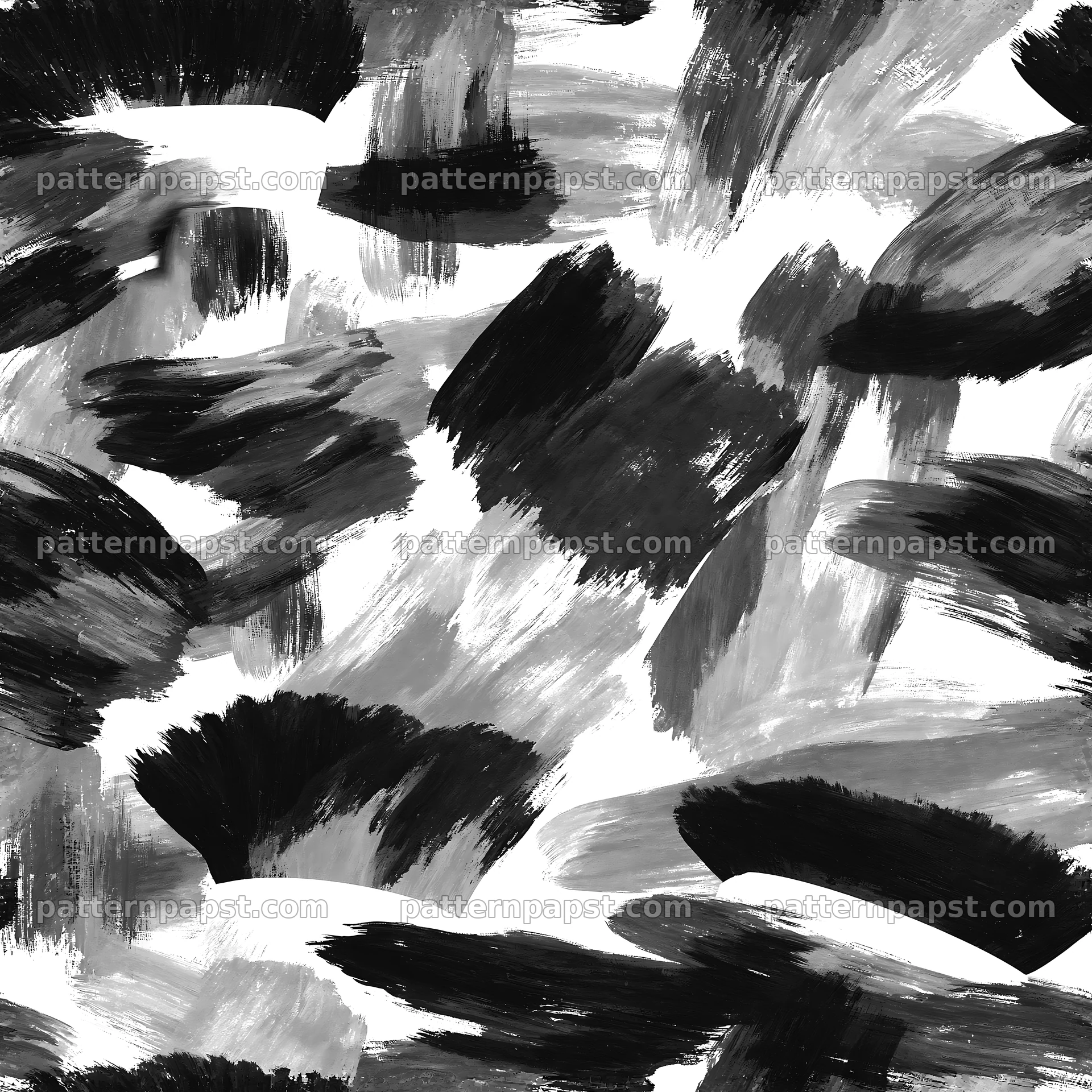 Seamless gray camouflage brushstroke pattern for fabric — seamless tileable pattern