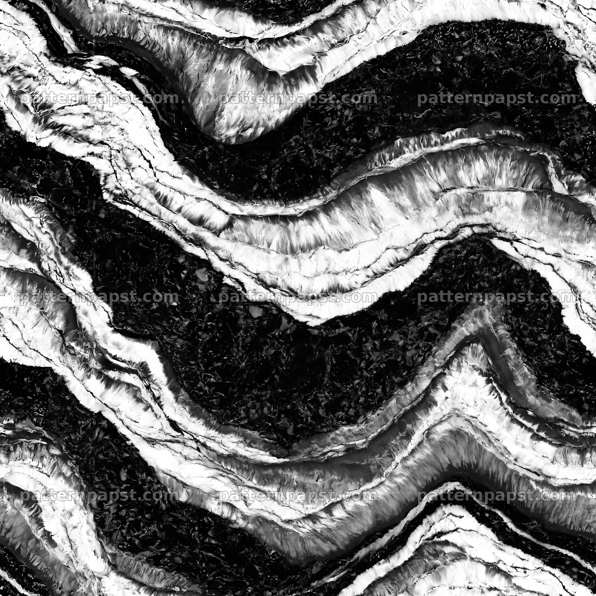 Modern abstract marble repeat pattern with layered color veins — seamless tileable pattern