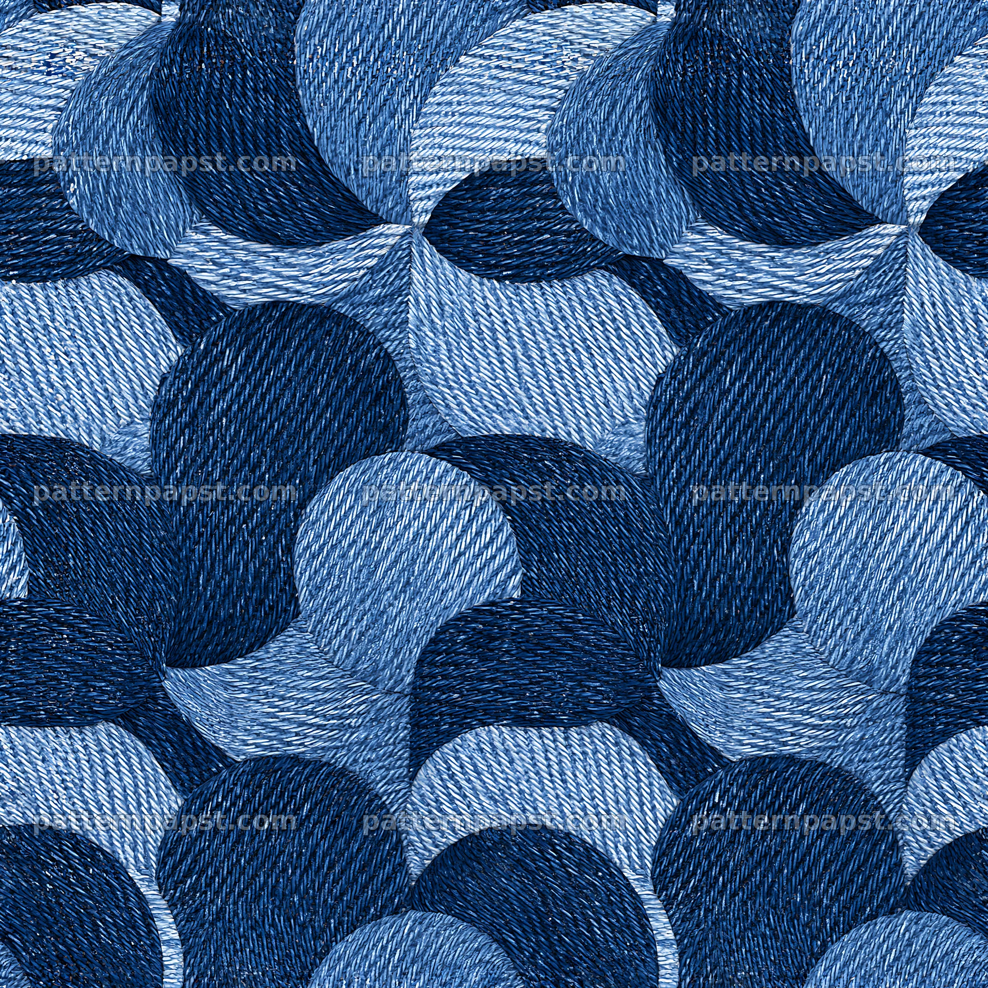 Seamless blue denim fabric pattern for textiles and wallpaper — seamless tileable pattern