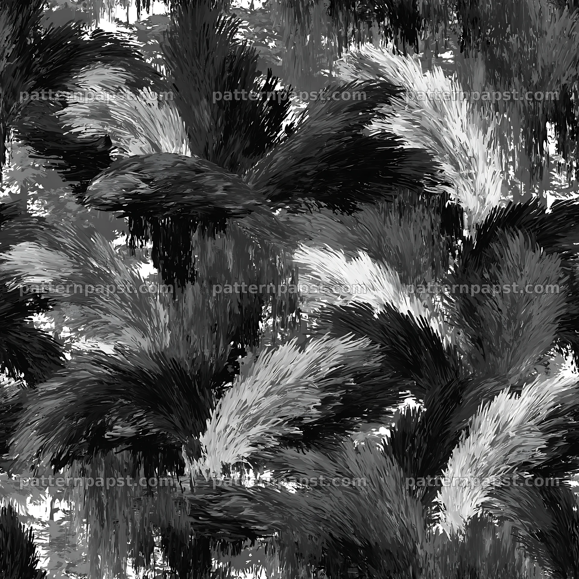 Seamless woodland camouflage brushstroke pattern — seamless tileable pattern