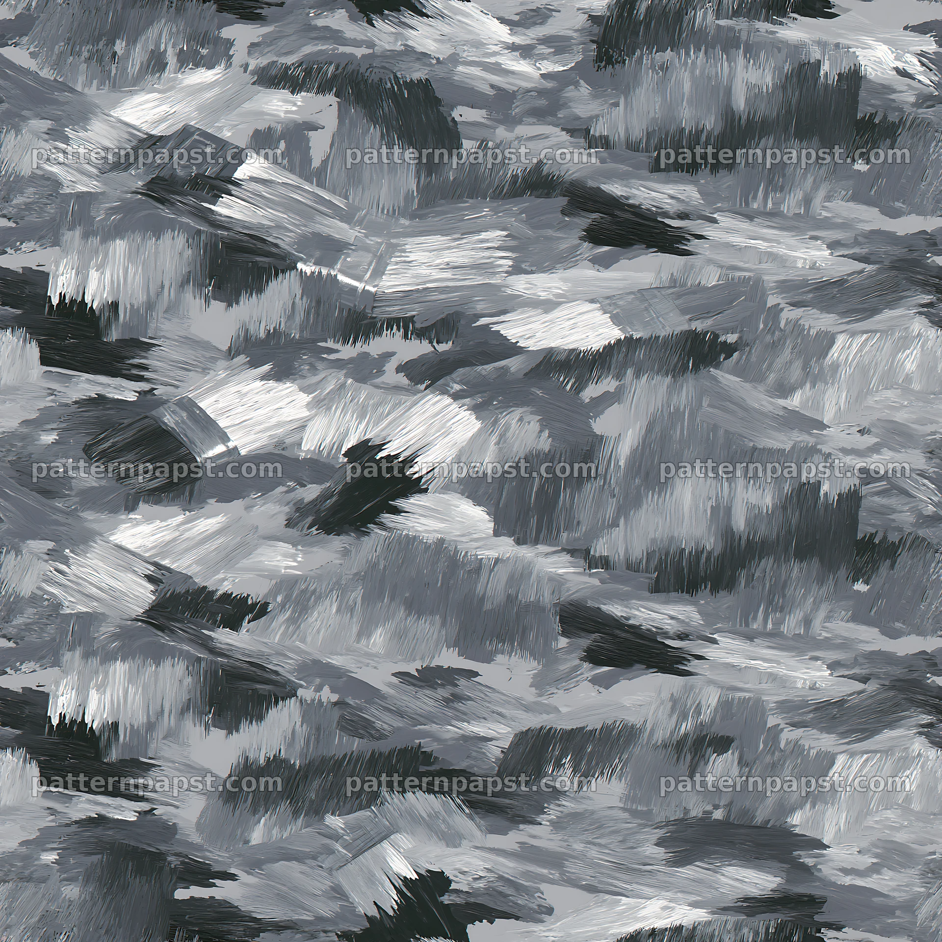 Seamless gray camouflage brushstroke pattern for fabric and wallpaper — seamless tileable pattern