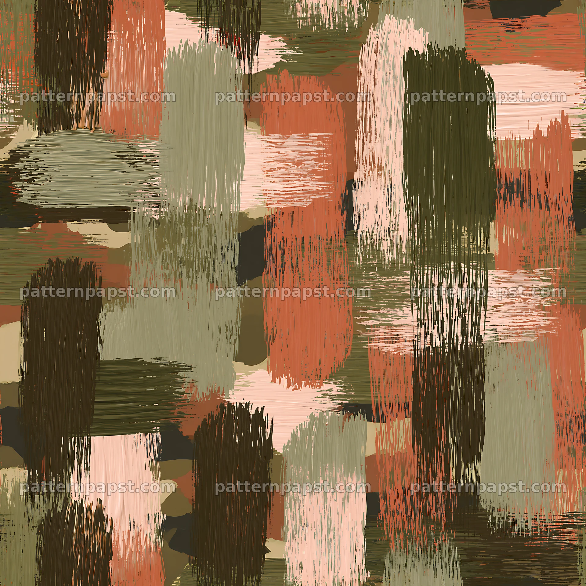 Seamless military camouflage brushstroke pattern design for textiles — seamless tileable pattern