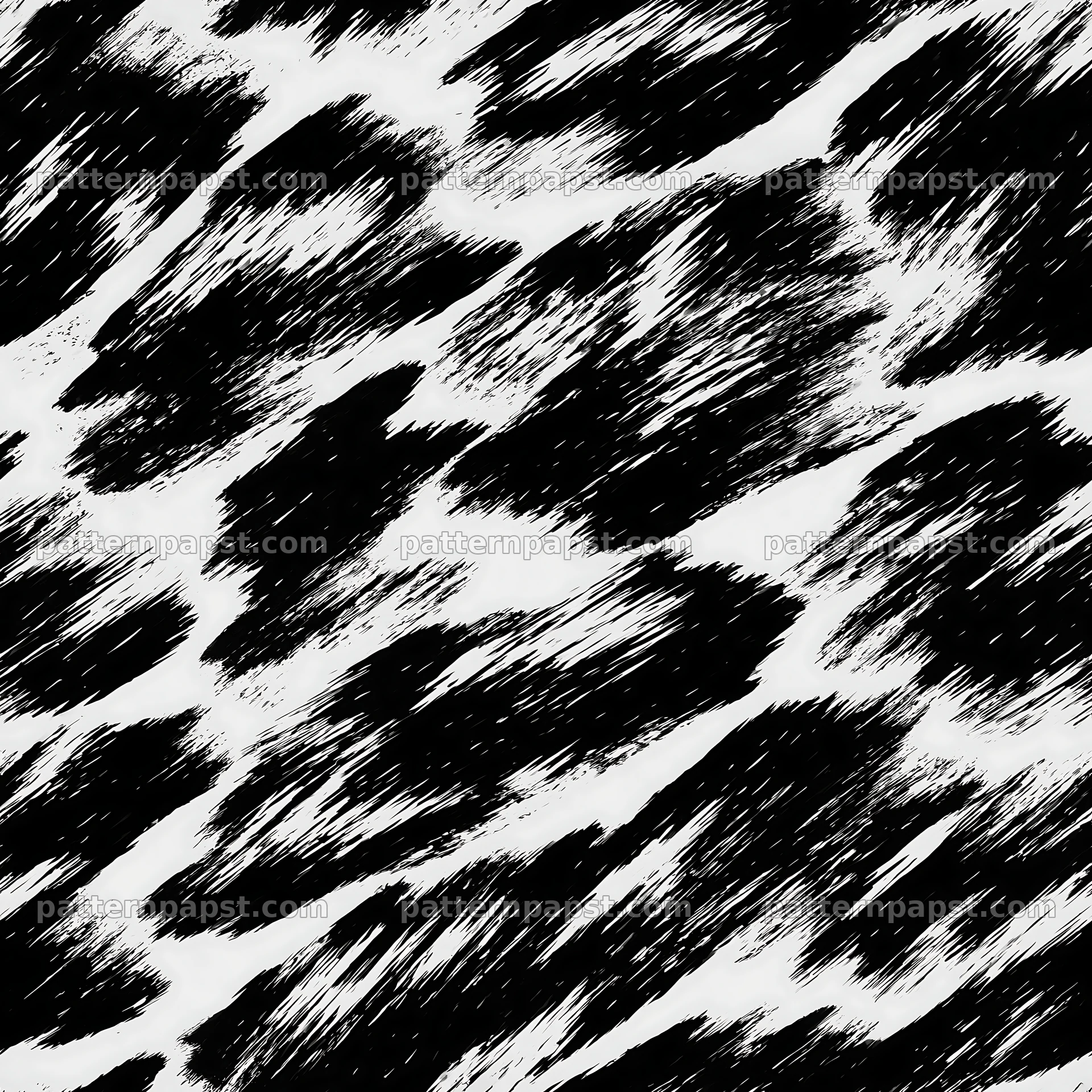 Seamless black camouflage brushstroke pattern — seamless tileable pattern