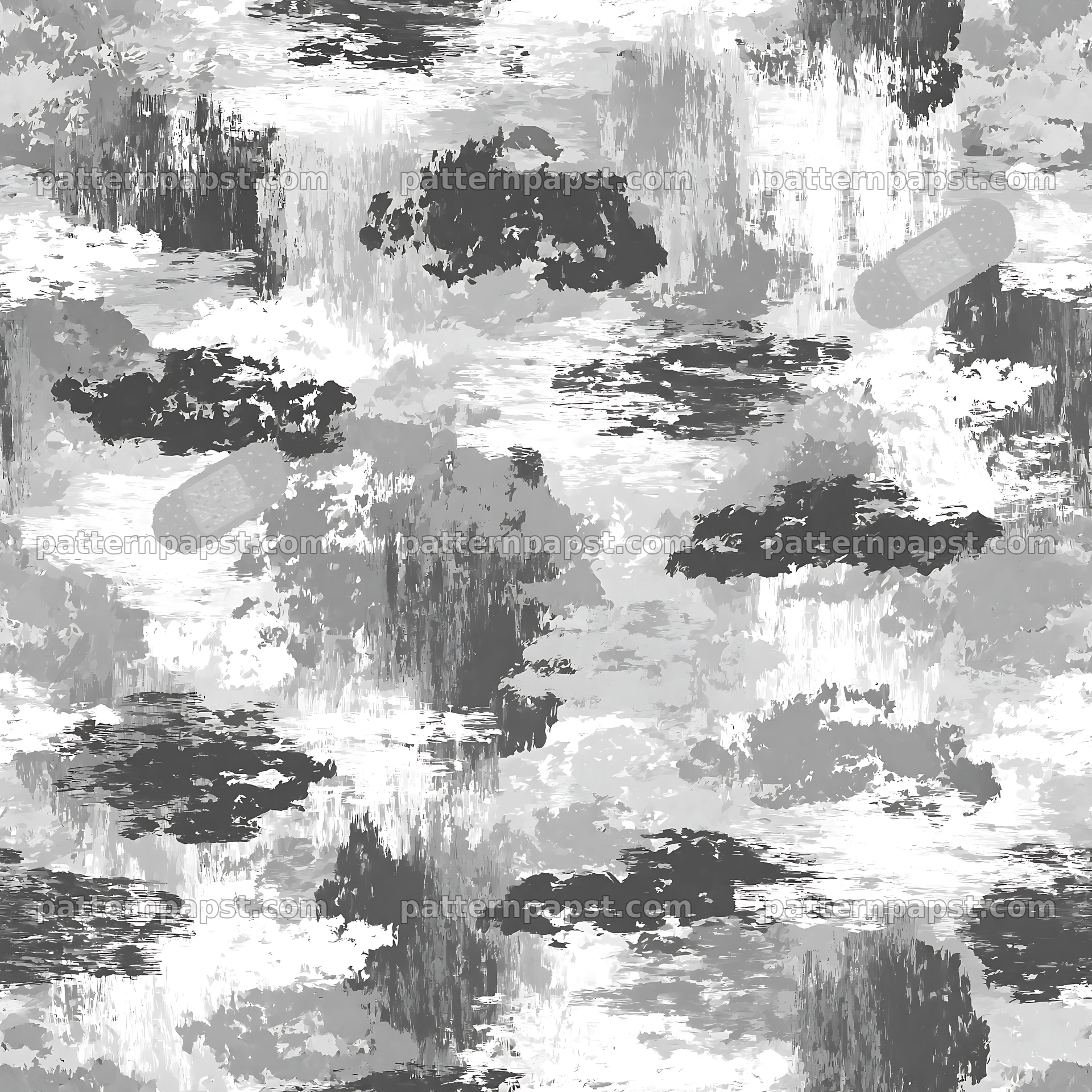 Seamless beige camouflage brushstroke pattern — seamless tileable pattern