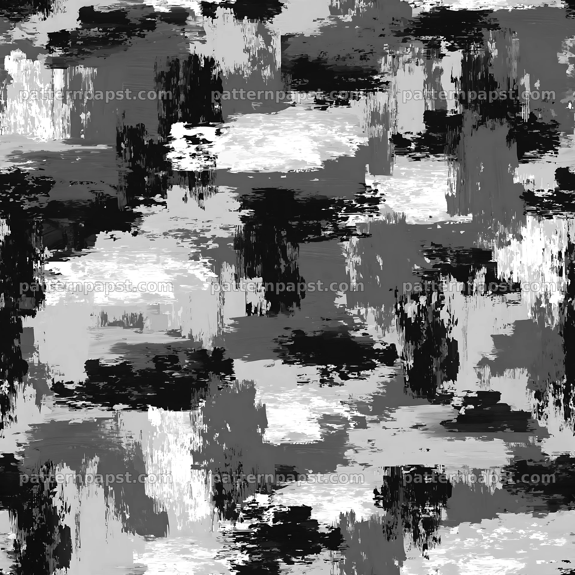 Seamless gray camouflage brushstroke pattern for fabric and wallpaper — seamless tileable pattern