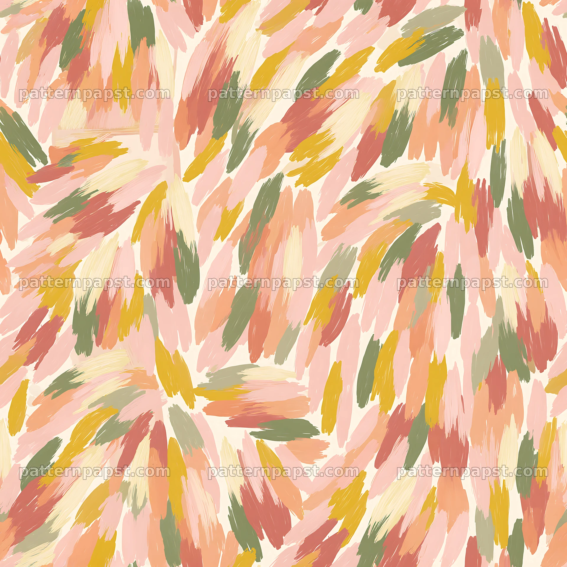 Seamless camouflage brushstroke pattern for fabric and wallpaper — seamless tileable pattern