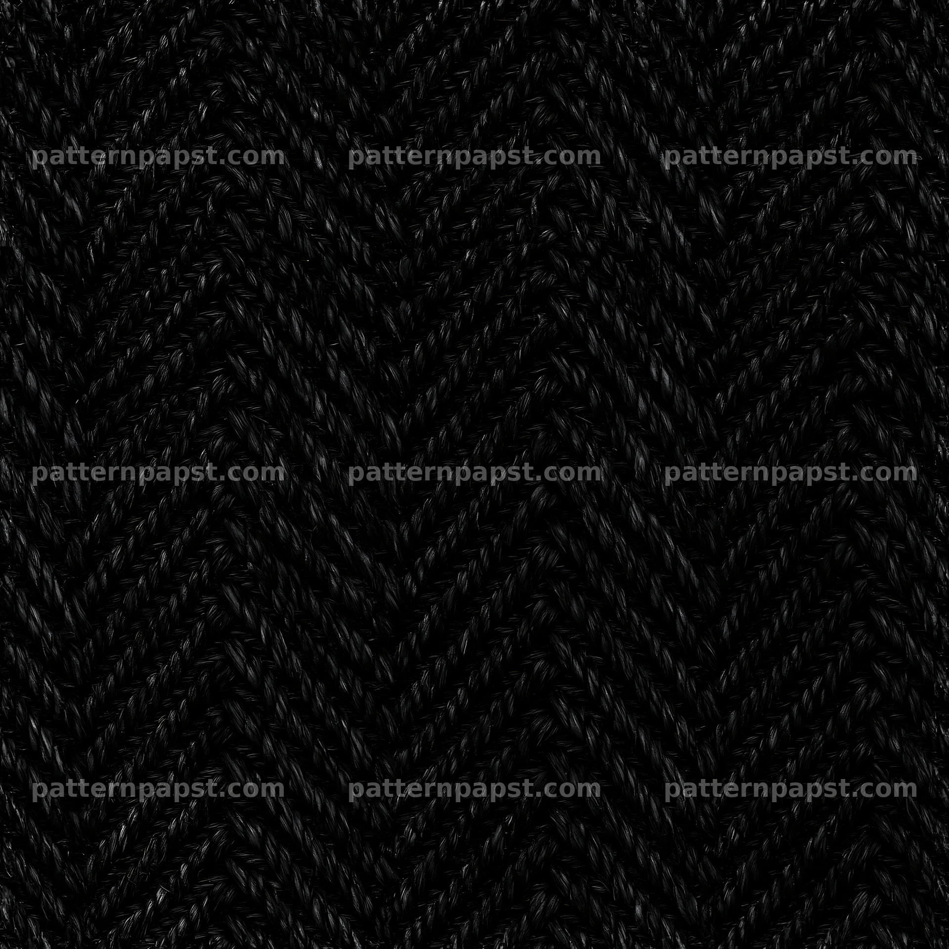 Seamless black jeans fabric pattern in herringbone design — seamless tileable pattern