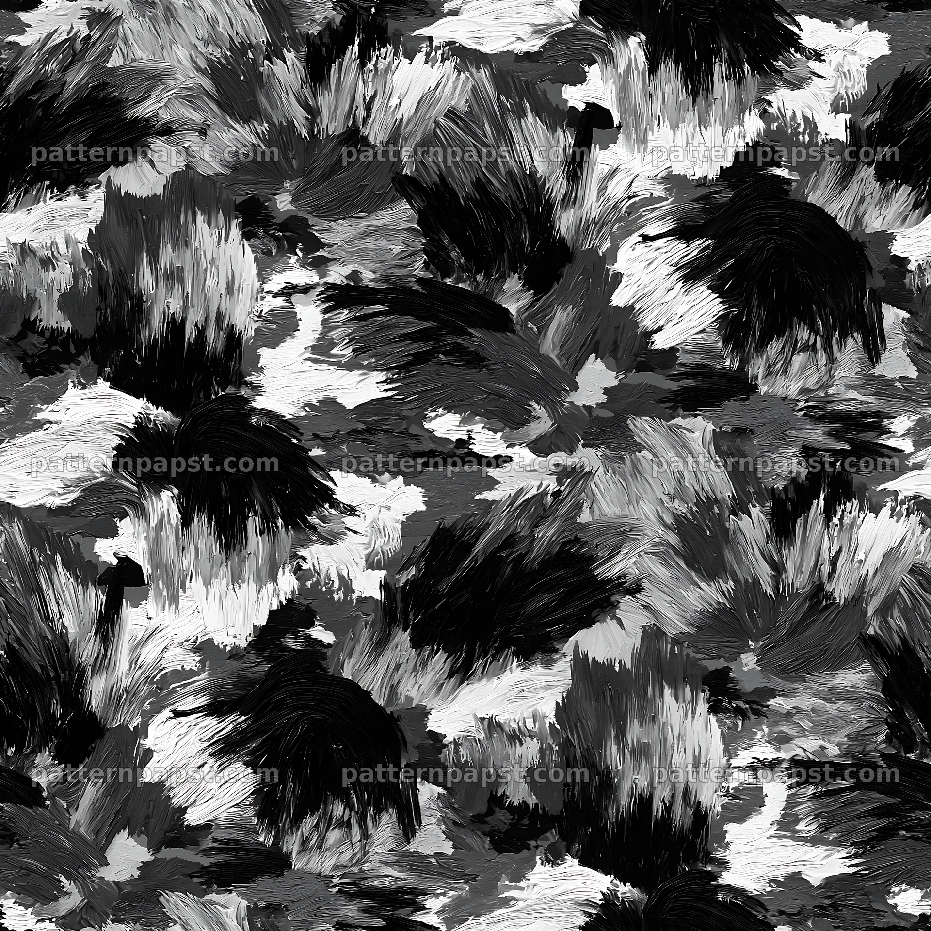 Seamless green camouflage brushstroke pattern — seamless tileable pattern