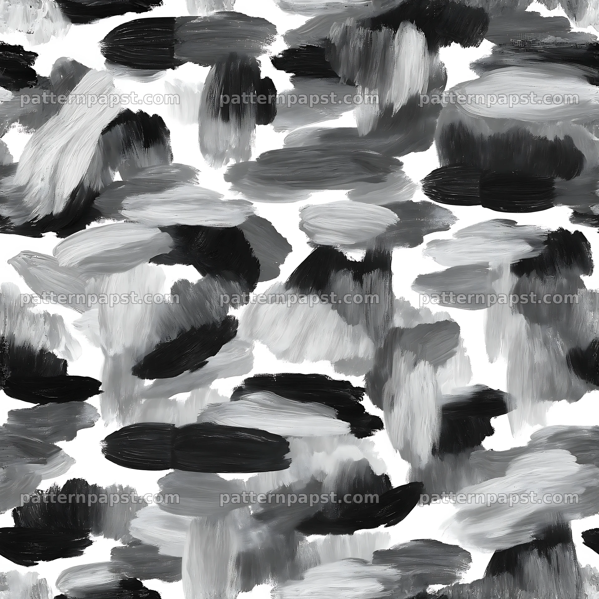 Seamless green camouflage brushstroke pattern — seamless tileable pattern