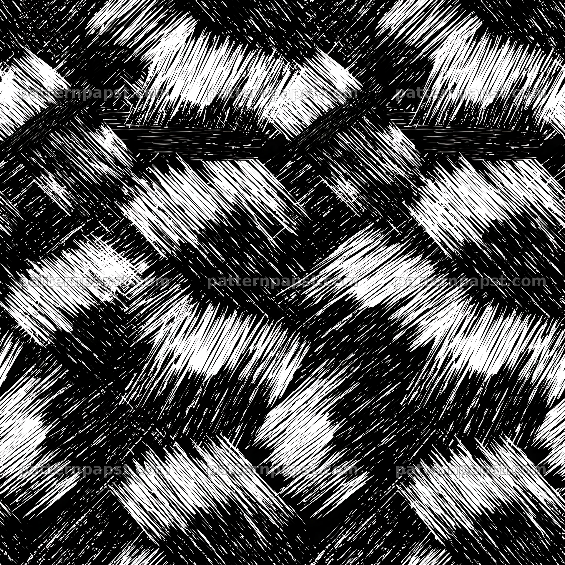 Seamless black and white brushstroke pattern for fabric and wallpaper — seamless tileable pattern