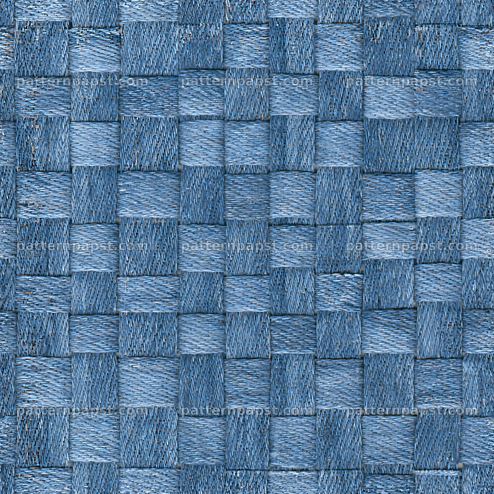 Tileable denim fabric texture with woven blue pattern — seamless tileable pattern