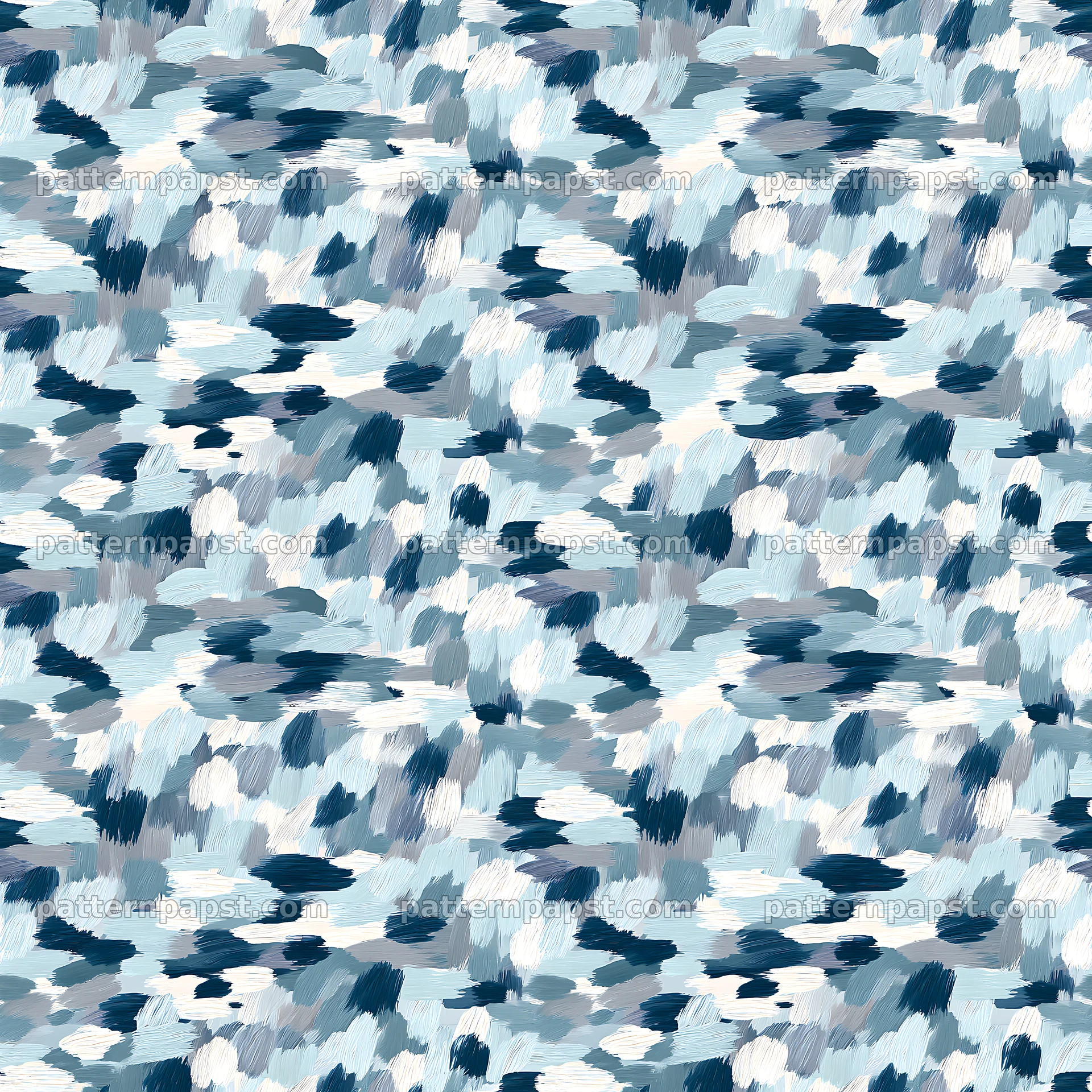 Seamless arctic camouflage brushstroke pattern for textiles — seamless tileable pattern